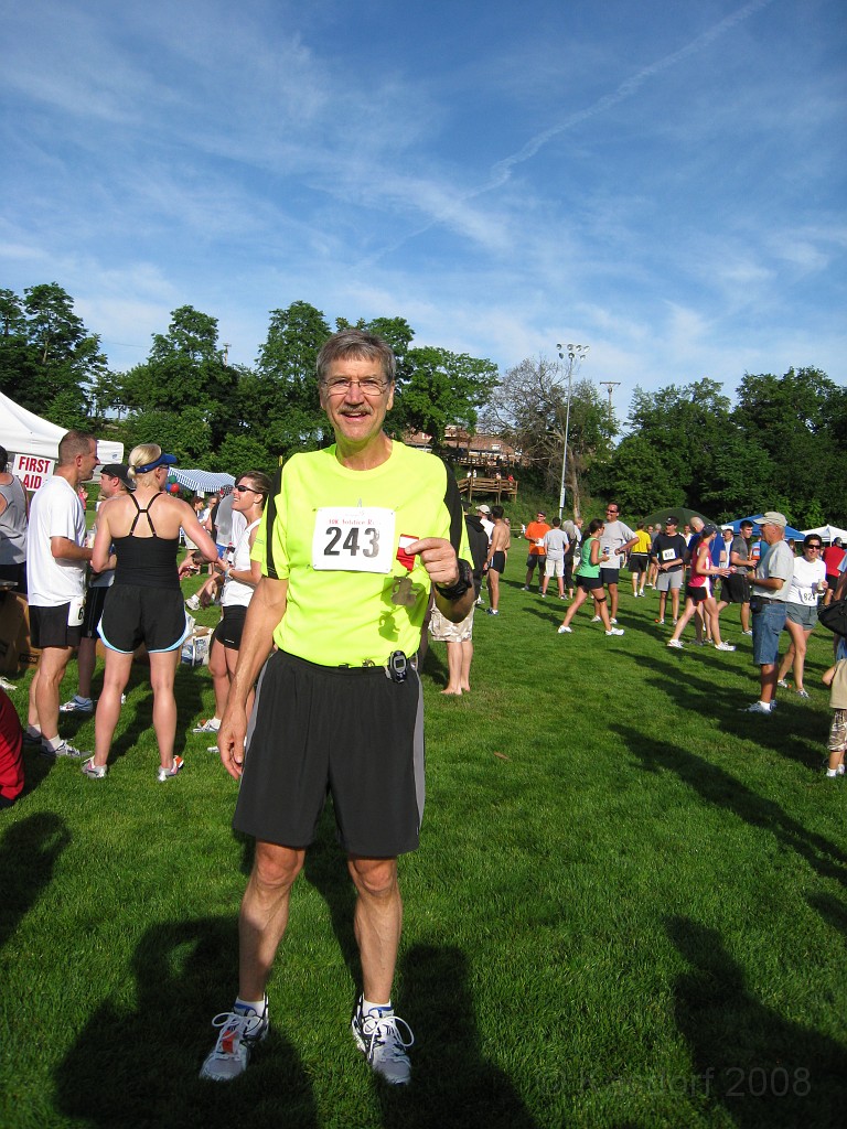 Solstice 10K 09 268.jpg - The Solstice Run 10K in Northville Michigan. June 27, 2009. Way more hills than I expected! Still had a decent time @ 57:57, and a great day for a race!